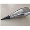 Generisch Spaccalegna conico per legno, 80 mm, punte intercambiabili, fori 24 mm, 40 mm, 42 mm, 45 mm, 48 mm, 50 mm, filettatura sinistra (attacco 50 mm)
