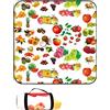 DOTBUY-SHOP Coperta da Picnic Impermeabile Portatile, Antisabbia Coperta da Campeggio Grande Pieghevole Leggero Bambini Come Tappeto da Gioco per Spiaggia Giardino (Frutta,150x100cm)