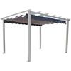 Decor Space Decorspace Telo di ricambio per gazebo Astoria copertura in poliestere pergolato moderno 3 x 3 mt Grigio