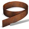 IRKA 1013 - Nastro di Bordatura per Prato - Spessore 1 mm - Acciaio corten - Robusta Bordatura del Letto - Altezza 25 cm - Lunghezza 10 m