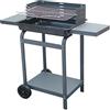 WEBMARKETPOINT HOMEGARDEN Barbecue a Legna con Ruote per Esterno con Due Piani