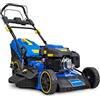 Goodyear - Tagliaerba a benzina con accensione elettrica e manuale 5,620 W. Motore 224 cc 4 tempi OHV. Batteria 20 V. Larghezza di taglio 53 cm. 25-75 centimetri Altezza del taglio
