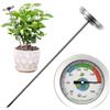Generico Termometro del suolo da giardino- di temperatura esterno da 7 pollici, termometro del suolo facile da leggere, termometr a terra accurato per semina, compostaggio, cura prato, agricoltura