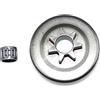 ICOOYO 0.325-7T Pignone catena tamburo frizione per Husqvarna Jonsered Partner 503159802