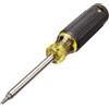 Klein Tools 32307 - Cacciavite multibit antimanomissione, utensile 27 in 1 con punte Torx, esagonali, Torq e chiavi a brugola con cacciavite da 1/4, nero/giallo