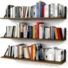 Forbena Set di 3 mensole galleggianti per libri da parete, 91 cm, per camera da letto, grandi librerie in legno resistente, da appendere, per libri, decorazione per soggiorno, armadio (marrone