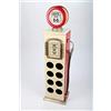 point-home point home Armadietto per vino, bibite, pompa di benzina con luce, bianco/rosso, 109 cm