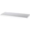 LoviStore Mensola da Muro In Legno con Bordo Arrotondato Sospesa Stondata Ripiano Supporto da Parete Scaffale Libreria Fissaggio con Reggimensola Kit Tasselli Incluso (Bianco, 80x20x1,8 cm)