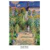 1art1 Claude Monet Poster Il Giardino di Monet A Vétheuil, 1881 Stampa 91x61 cm