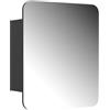 Vicco Specchio contenitore bagno Zino, Antracite, 60 x 50 cm