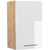 Vicco Pensile da cucina Fame-Line, Bianco lucido, 45 cm, per la combinazione con altri moduli della serie Fame-Line
