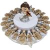 Sindy Bomboniere Torta bomboniere angioletti Tau Portachiavi Confetti e Centrale (Torta Angeli Portachiavi Tau)