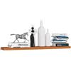 AKORD | Mensola da Parete PS-4 80 cm | Mensole da Muro in Legno | Per Decorazione Parete e Come Libreria | Scaffale a Muro | per Camera da Letto Soggiorno Cucina Bagno e Ufficio | 32 mm | Ontano