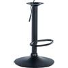 CLP Telaio XL per sgabelli da bar I Colonna rinforzata per sgabelli da bar I Interasse fori 8 X 8 o 10 X 10 CM I Sgabello da bar fai da te fino a 150 kg | Colore nero Dimensione 10 x 10 cm