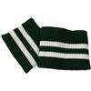 UJEDFHV Polsini Elastici a Costine Giubbotto Imbottito Elasticizzato con Polsini, Tessuto for Indumenti a Coste Lavorato a Maglia, allungati Elastici, Bordi a(Dark Green - White)