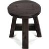 DESIGN DELIGHTS Design Delight, Bern, sgabello in legno di mogano massiccio, 23 x 20 x 20 cm (A x L x P), stile rustico