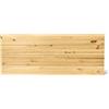 Raw Wood - Testiera letto King Size in legno massello 180x45 cm Stile Nordico Fatto a mano in Spagna - Hiyori Oak