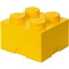 Room Copenhagen Lego Brick Lunch Box Giallo, 25x25x18 cm