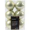 Kaemingk Palline di Natale in plastica, 6 cm, 12 pezzi, classiche e infrangibili, palline per albero di Natale, decorazioni per albero di Natale e decorazioni per albero di Natale, menta chiara
