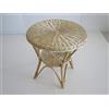 fantasie d oriente TAVOLO TAVOLINO IN RATTAN NATURALE DIAM.CM.60X62 H. VIMINI MIDOLLINO TAVOLO