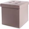 Lovely Home POUF ECOPELLE CONTENITORE (BEIGE)