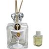 DLM Bomboniere DLM34133 (Kit 6 Pezzi) Profumatore Rettangolare in Cristallo Calice Comunione con Crocifisso in Resina Bambina in Preghiera Diffusore per Ambienti Profumo bomboniera