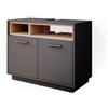 Vicco Mobile sottolavabo per bagno Beatrice, Antracite, 80 x 64 cm