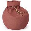 Poufff Premium - Pouf Sacco Bicolore Made in Italy | Poltrona a Sacco Ergonomica con Imbottitura Eco Soft Brevettata | Morbida, Silenziosa e Durevole | Sfoderabile, Lavabile e di Design (Wine)