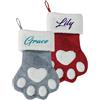 Rainsar Calza Befana Personalizzata per Cane Gatto, Calze Natale con Nome Stitch, Grandi Calze Natalizie da A Appendere, Regali Adatto per Famiglia, Festival, Decorazione