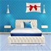vimavì Materasso una Piazza e Mezza Memory BluGel e Waterfoam 120x190 - Sfoderabile - 11 Zone Differenziate - Disp. Medico - H25/26 cm - Cuscino Omaggio - Anallergico - Made in Italy - MIRAM