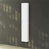 Inbagno Pensile Bagno sospeso H 150 Bianco Lucido in Legno con Cinque Ripiani Interni, profondità 15 cm