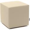 Avalon - Pouf Poggiapiedi Rigido CUBO Mamba Ignifugo Classe 1IM in Ecopelle Nautica, Puff Poggiapiedi, Seduta da Interno ed Esterno, Professionale Comodo Impermeabile, Made in IT(45cm-Beige)