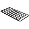 Vente-unique-Rete a doghe 90x190cm 15 doghe 3 zone supporto lombare rinfor. Senza piedi Nero - CERRISI