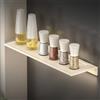 Dexinhdh Mensola Espositiva Galleggiante Con Luce LED, Mensole Luminose In Metallo Montate A Parete, Espositore Sospeso Con Ricarica USB Per Soggiorno, Cucina, Bagno(60cm)