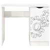 leomark scrivania per bambini in legno 90cm x 50cm x 77cm (LxPxA), set di mobili per computer, scrittoio stile moderno, tavolo per imparare e giocare, mobili per la camera dei bambini, Turbine
