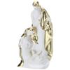 Hervit Sacra Famiglia GRES Bianco/Oro 26CM