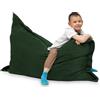 chilly pilley L XL XXL Cuscino Da Pavimento In Velluto A Coste Cuscino Da Pavimento In Polistirolo Sacco A Sacco Gigante Materiale In Corda Cuscino 100x155 Verde Scuro