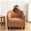 FANSU Copripoltrona Chesterfield 1 Posto Elasticizzato, Jacquard Copridivano Club, Fodere Coprisedia da Cocktail Tub Chair per Tullsta Bar Camera da Letto Reception (Cammello)