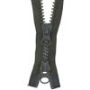 zipworld Cerniera a 2 vie in plastica - denti in plastica divisibili 8 - 9 mm (verde oliva scuro - 328, indicare la lunghezza desiderata dopo l'acquisto (ad esempio 65 cm)