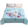 Chickwin Copriletto Satin, Copriletto Trapuntato Estivo Copriletti Trapuntati Trapuntino Traspirante Morbido Confortevole per Letto Singolo Matrimoniale King (Fiore di peonia Bianca,200x230cm)