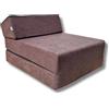 Natalia Spzoo Materasso futon pieghevole lunghezza 160 cm in diversi colori (marrone)