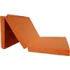 Natalia Spzoo Materasso pieghevole emergenza 195 x 65 x 8 cm (arancione 1333)
