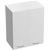 lavita Armadio da bagno Basic Barato, bianco, 500 mobili da bagno, armadietto da bagno, 50 cm di larghezza, 50 cm di larghezza, multiuso, per il bagno, pannello laccato, 50 x 24 x 60 cm