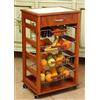 LIBEROSHOPPING.EU - LA Tua CASA in Un Click Carrello Cucina Portafrutta con Cassetto Portaoggetti (Ciliegio)