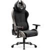 DIABLO Sedia Gaming Tessuto X-Horn 2.0 | Braccioli 3D Regolabili, Poggiatesta e Supporto Lombare, Poltrona Gaming 150 kg | Gaming Chair | Normal (L) | Beige-Nero