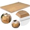 Paplinskimoebel Girona Piano Lavabo 80x40x3,6 cm Lancelot Rovere - Piano di Lavoro per Bagno
