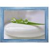 Online-GalleryKing Cornice Foto 68.5 x 48 cm Cornice per Poster Puzzle Collage di Foto Colore Blu Chiaro Lavato in Vetro antiriflesso e Cornice in MDF da 35 mm
