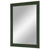 Duisburger-Rahmen24 Flex 35 - Specchio da Parete 60x120 cm con Cornice (Verde Sfocato), Specchio su Misura con Striscia di Legno MDF da 35 mm di Larghezza e Parete Posteriore Robusta con Ganci