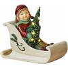 Loberon Soriala Statuina a LED - con alberello Illuminato da LED - Funzionamento a Batteria, colorato