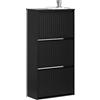 SoBuy Scarpiera salvaspazio slim con 3 ribalte 61x25x120cm per ingresso